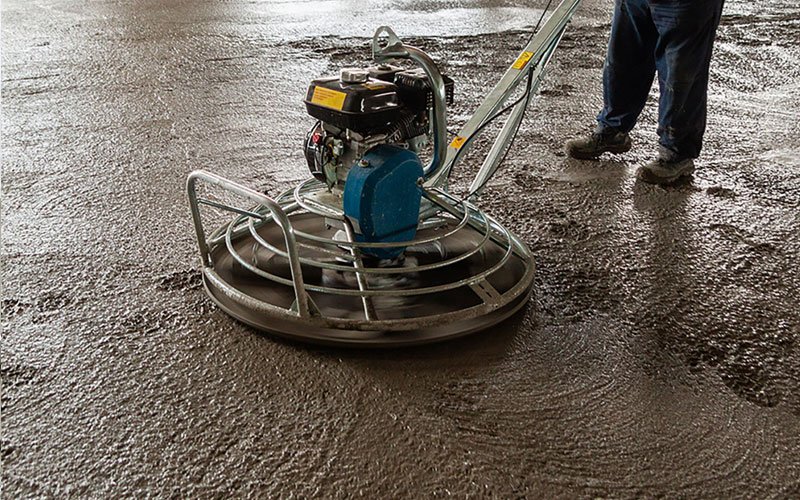 After Pouring Concrete