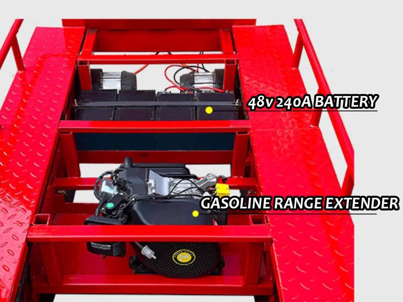 RT330 Tracked Wheelbarrow power