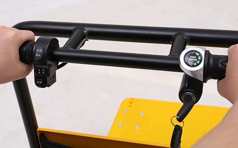 Electronic control system of platform cart