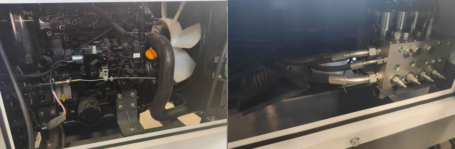 engine-and-hydraulic-system-of-the-boom-laser-screed