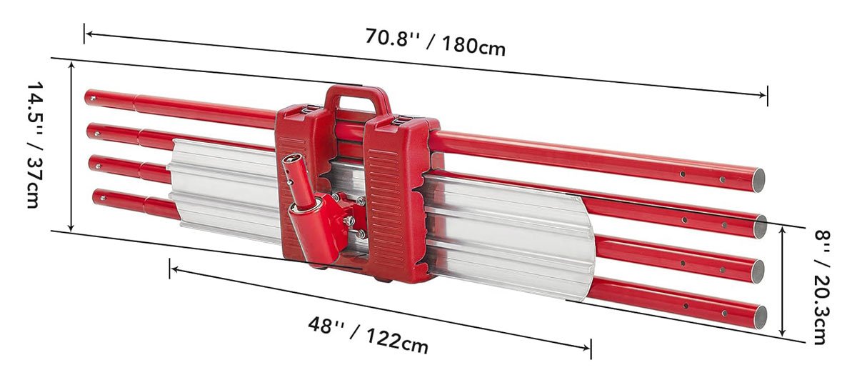 magnesium bull float size