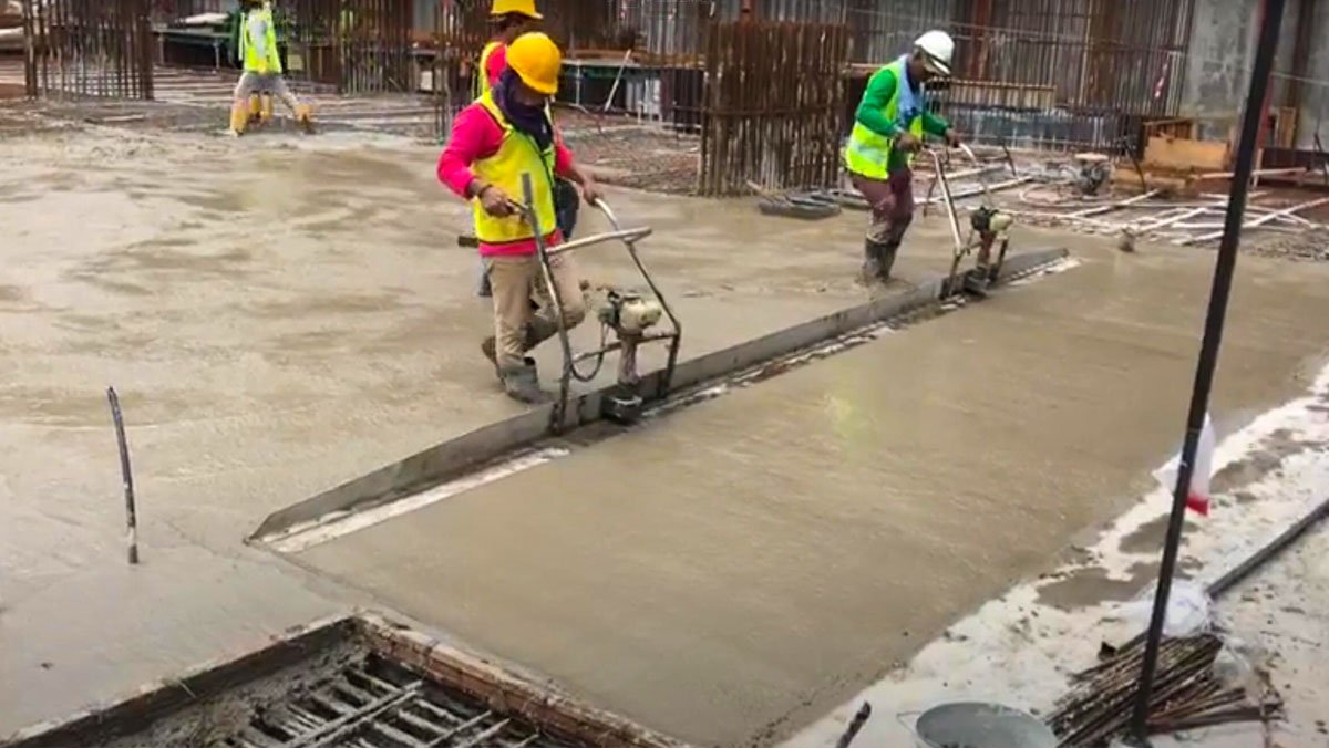 power screed concrete