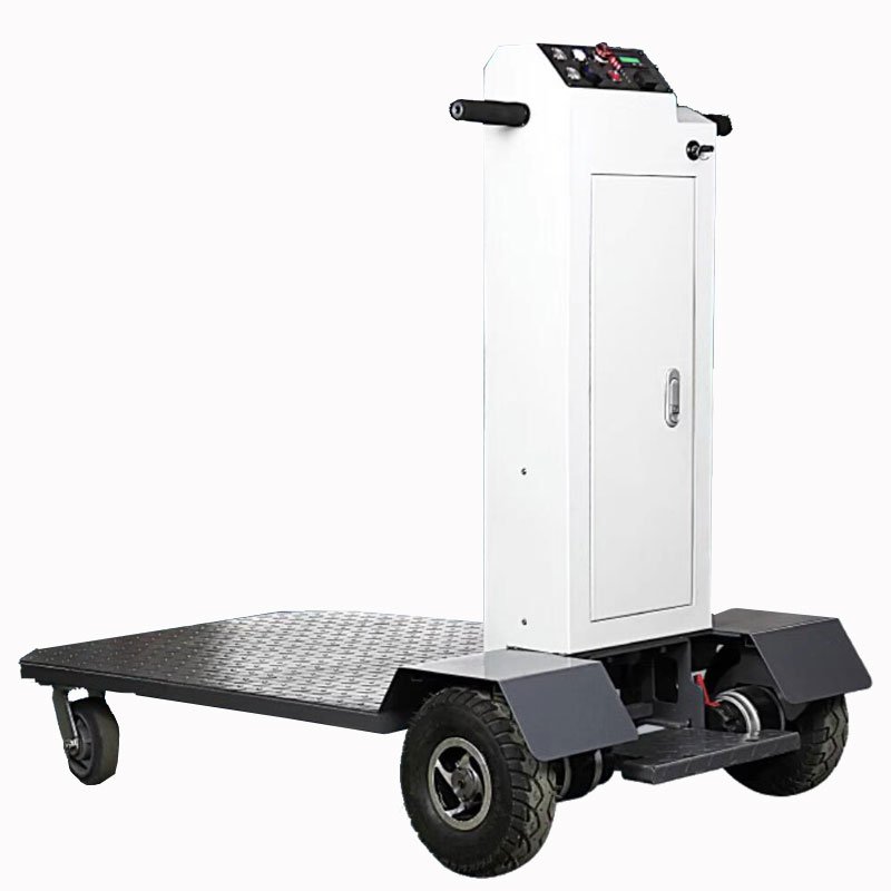 side-view-of-the-electric powered platform trolley